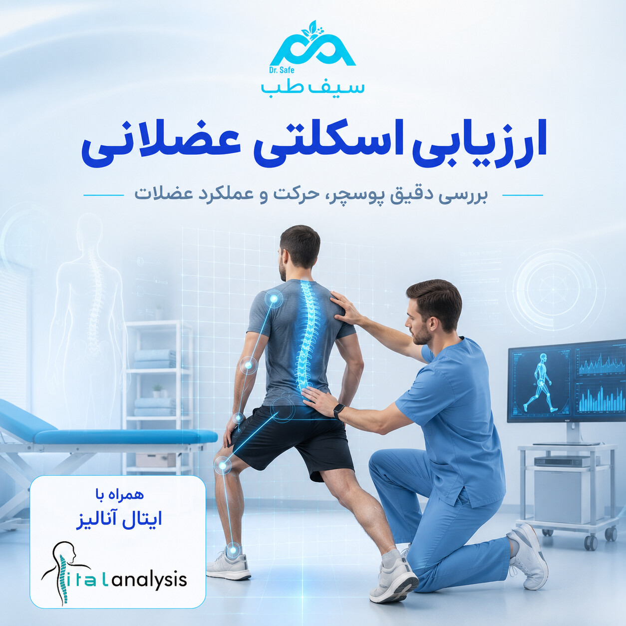 ارزیابی اسکلتی عضلانی چیست؟ مراحل، کاربردها و مزایا